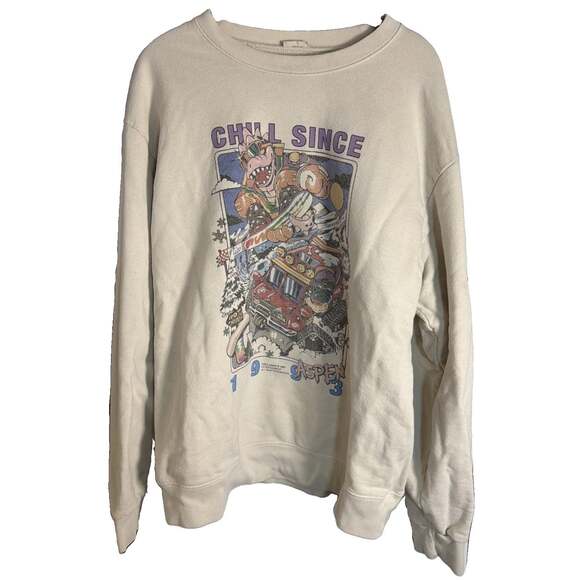 John Galt Tops - VNTG John Galt Chill Since 1993 Aspen Crewneck Sweatshirt, Chest48”/L28”